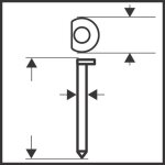 Bosch - clou definish da, sk64 - 34 38g. pour cloueuses  batterie a