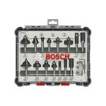 Bosch - coffret de 15 fraises mixtes � queue de 6 mm 2607017471