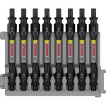 Bosch ? embout de vissage t20 65 mm ? lot de 8 pi�ces ? acier modifi� s2 ? pour visseuses � choc ? zone ...