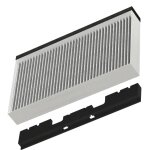 Bosch - filtre de charbon actif compatible (00705432) hotte siemens, neff, viva, constructa