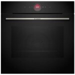 Bosch - four encastrable pyrolyse hba7741b1, serie8, 71 litres, 14 modes de cuisson