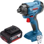 Bosch - gdr 18v - 160 professional visseuse � chocs sans fil 18 v 160 nm 1 / 4' + 1x batterie 5, 0 ah ...