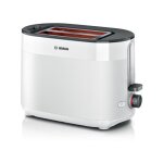 Bosch - grille pain - toaster electrique tat2m121 mymoment - blanc - 2 tranches - centrage automatique ...