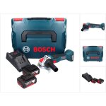 Bosch gwx 18v - 10 professional meuleuse angulaire sans fil 18 v 125 mm x - lock brushless + 2x batterie ...