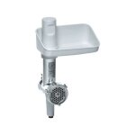 Bosch - hachoir electrique a viande pour kitchen machine mum5 muz5fw1 - disque ajour en inox (diametre ...