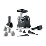 Bosch - hachoir a viande s�rie 6 mfws640b - 500 w - 3, 5 kg / mn - 3 grilles de hachoir - noir