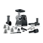 Bosch - hachoir a viande s�rie 6 mfws660b - 500 w - 3 grilles de hachoir - noir