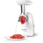 Bosch - hachoir a viande smartpower mfw2520w - 2 grilles de hachoir - garnisseur de saucisses - blanc ...