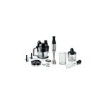 Bosch - haushalt ergomaster serie 6 mixeur plongeant 1200 w avec verre doseur, avec blender, multifonction, ...