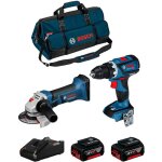 Bosch - kit 18v bk209bag (gsr 18v - 60 c gws 18 - 125 v - li 2 x 5, 0 ah gal18v - 40 sac)