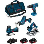 Bosch - kit 18v bk404bag (gsa 18 v - li c gst 18 v - li s gks 18 v - li gsb 18v - 21 2 x 5, 0 ah gal18v ...