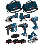 Bosch - kit 18v bk601bag (gdx 18v - 180 + gsr 18v - 55 + gks 18v - li + gst 18v - li s + gbh 18v - 21 ...