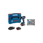 Bosch - promo kit de batteries 5 pi�ces, comprenant perceuse - visseuse sans fil gsr 18v - 90 c et jeu ...