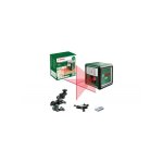 Bosch - hobby quigo iii niveau à bulle laser multifonctionnel avec 2 lignes rouges Bosch - hobby quigo iii niveau à bulle laser multifonctionnel avec 2 lignes rouges