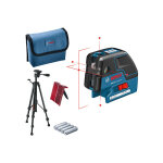 Bosch - laser  point gcl 25 professional en kit avec sacoche de protection + trpied de chantier bt ...