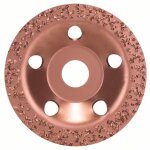 Bosch - meule assiette au carbure, 115 x 22, 23 mm, grain grossier, plate 2608600175