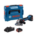Bosch - meuleuses angulaires 125 mm - gws 18v - 8 avec 2 batteries 18v 4. 0ah - chargeur - l - boxx - ...