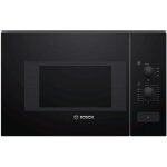Micro - ondes solo 20l 800w encastrable noir - bosch - bfl520mb0 Micro - ondes solo 20l 800w encastrable noir - bosch - bfl520mb0