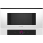 Bosch - micro - ondes solo encastrable 21l 900w blanc bfl7221w1