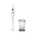 Bosch - mixeur electrique plongeant msm14100 clevermixx - 400w, 1 vitesse, pied plastique, bol , poigne ...