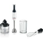 Bosch - mixeur plongeant msm4w221 - 600 w - 4 lames aiguises - bol mlangeur - mini hachoir - fouet ...