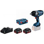 Bosch - outillage - cl� � chocs sans fil 18 v, 2 batteries 5, 0 ah, chargeur 06019j8522