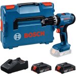 Bosch perceuse - visseuse � percussion sans fil gsb 18v - 25, 2 x batterie gba 18v 2. 0ah dans l - boxx ...