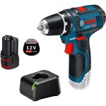 Bosch - perceuse - visseuse sans fil gsr 12v - 15 / 1x 2, 0 ah batterie + chargeur
