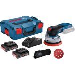 Bosch - ponceuse excentrique sans fil gex 18v - 125 / batterie 2x 2, 0 ah + chargeur en bote l