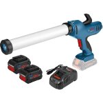 Bosch - presse  cartouches sans fil gcg 18v - 600 / 2x 5, 5 ah procore18v batterie + chargeur