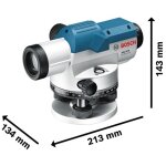 Bosch professional - appareil de nivellement optique gol 26d + bt160 + gr500 bosch dans un coffret d'artisanat ...