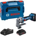 Bosch professional - cisaille � t�le sans fil gsc 18v - 16 e bosch, 2 batteries procore18v, chargeur ...