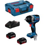 Bosch professional - cl� � chocs bosch gds 18v - 750 c (2 x 5, 0 ah gal18v - 40 l - boxx 136)