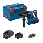 Bosch professional - perforateur sds - plus gbh 18v - 28 cf - bosch - avec 2 batteries 18v 8. 0ah - chargeur ...
