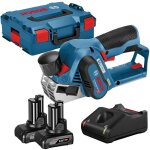 Rabot sans fil gho 12v - 20 bosch 12 v / 2x 4, 0 ah batterie + chargeur dans l - boxx