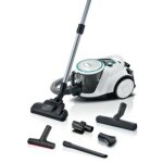 Bosch bosch s�rie 6 bgc41xhyg, aspirateur sans sac, blanc