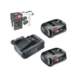 Bosch - starter set 18v vert - 2 batteries 18v 2, 5 ah + chargeur - 1600a031t5 Bosch - starter set 18v vert - 2 batteries 18v 2, 5 ah + chargeur - 1600a031t5