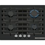 Bosch - table gaz verre tremp�, 60 cm, ser6, verre tremp�, fonte (individuel) a ppp6a6i40