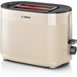 Bosch tat2m127 toaster beige 2 - slice 950w