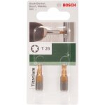 Bosch titanium t 25 embouts de vissage argent lot de deux