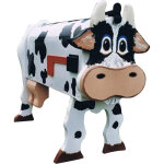 Bote aux lettres murale en mtal, bote aux lettres unique en forme de vache et de cheval, dcoration ...