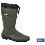 Bottes en caoutchouc avec doublure polaire taille 36 en pvc vert