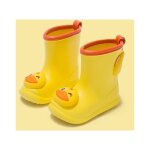 Bottes de pluie impermables en caoutchouc avec poignes faciles  enfiler