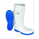 Botte de scurit kemis s4 p. 42 pvc blanc ci fo a e sr delta plus kemiss4bc42