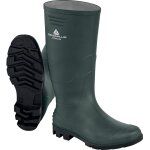 Bottes de travail pvc eco - cba - couleur vert - pointure chaussures 43