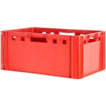 Kingpower - boucher caisse viande caisse eurofleischkiste rouge caisse empilement plastique e3