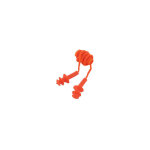 Bouchon anti - bruit r�utilisable (25db) en caoutchouc avec cordelette nylon. vendu par boite de 50 paires ...