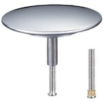 Bouchon de baignoire � 72 mm, bouchon baignoire avec vis r�glable, clapet de lavabo, pour n'importe quelle ...