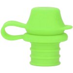 Bouchon de biberon en silicone, adaptateur d'embout pour enfants, protection buccale, vert - rempl