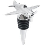 Bouchon de bouteille de vin avion, mtal avec joint en caoutchouc, s'adapte aux bouteilles de vin standard, ...